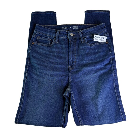 Old Navy Denim - Old Navy NWT Extra High-Rise Rockstar Super Skinny Women's Jeans Sz 8 Med. Wash